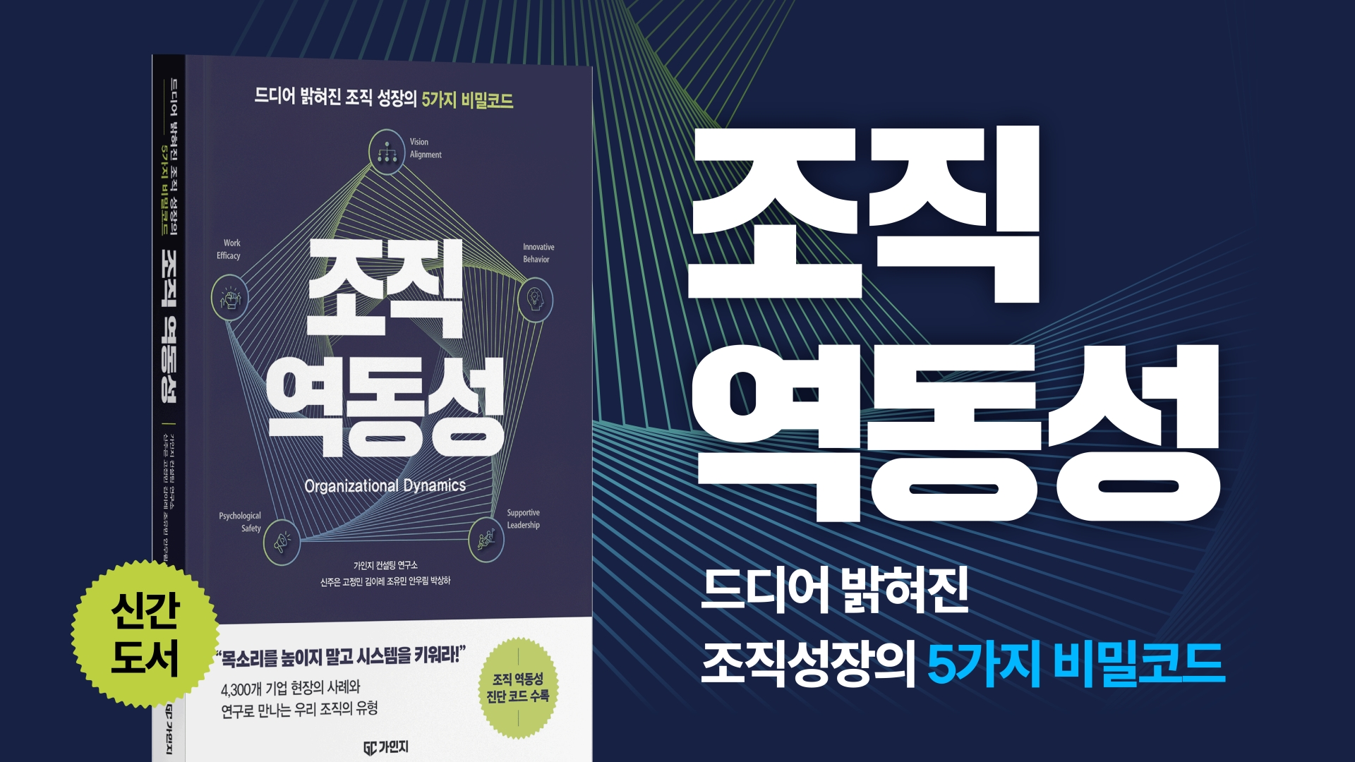 [단행본] 드디어 밝혀진 조직의 5가지 비밀코드, 조직역동성