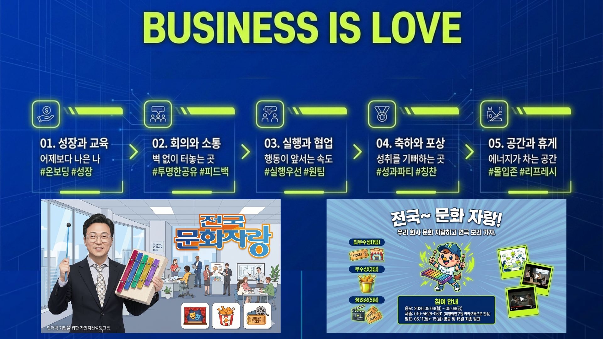 [5월 모닝챌린지]우리 조직문화 자랑하기! "전국~ 문화자랑~"