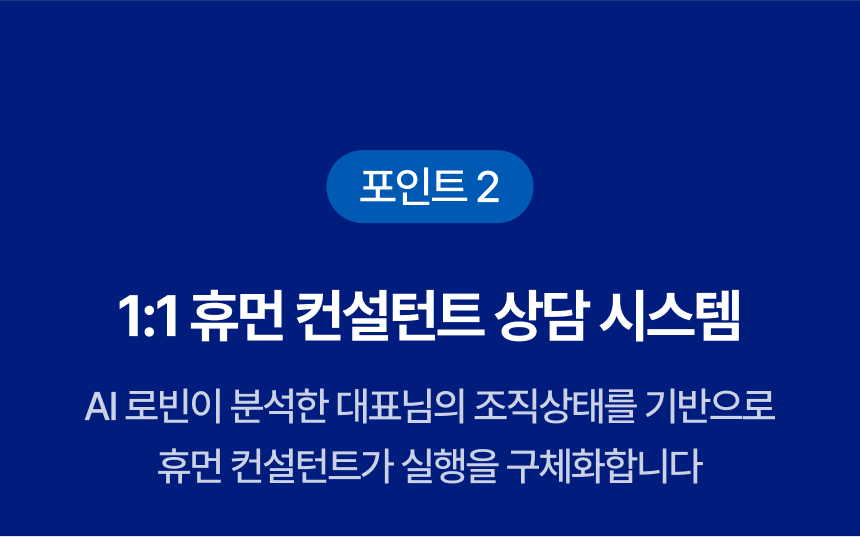 1:1 휴먼 컨설턴트 상담 시스템